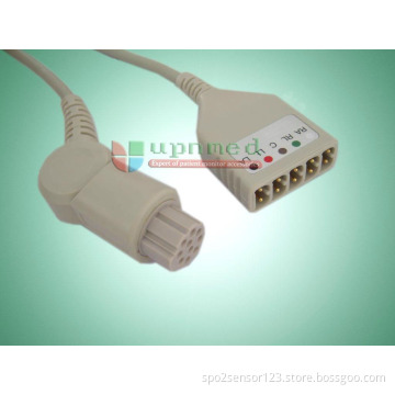 Datex 5-Lead ECG trunk cable for Patient monitor